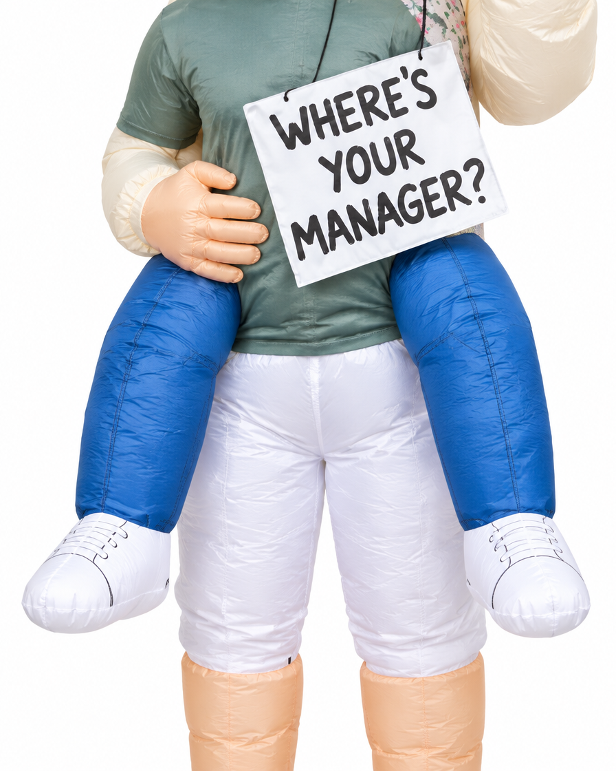 Karen Carry-Me™ Inflatable Costume.